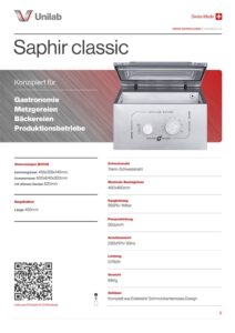 Vakuumiergeraet Saphir Classic