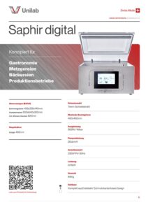 Vakuumiergeraet Saphir Digital